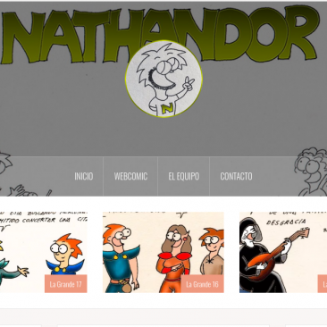 Muestra de Nathandor, diseñ web por DGsys